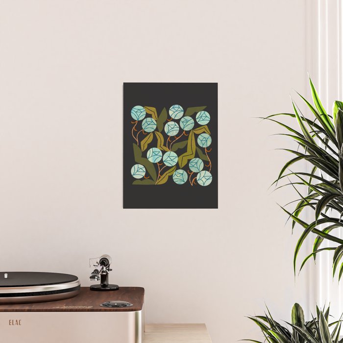 Pale Blue Roses Poster Gallery Image 2