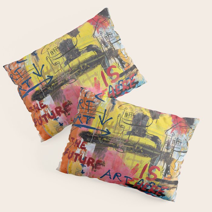 NYC Art Art Pillow Sham Gallery Image 3