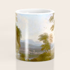 Landscape with Distant Mountains by Adriaen Van Diest Landscape Oil Painting Coffee Mug Gallery Image 4