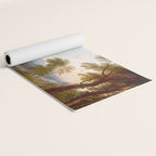 Landscape with Distant Mountains by Adriaen Van Diest Landscape Oil Painting Yoga Mat Gallery Image 2