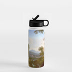 Landscape with Distant Mountains by Adriaen Van Diest Landscape Oil Painting Water Bottle Gallery Image 1