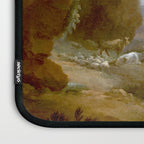 Landscape with Distant Mountains by Adriaen Van Diest Landscape Oil Painting Laptop Sleeve Gallery Image 3