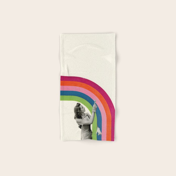Paint a Rainbow Bath Towel Gallery Image 1