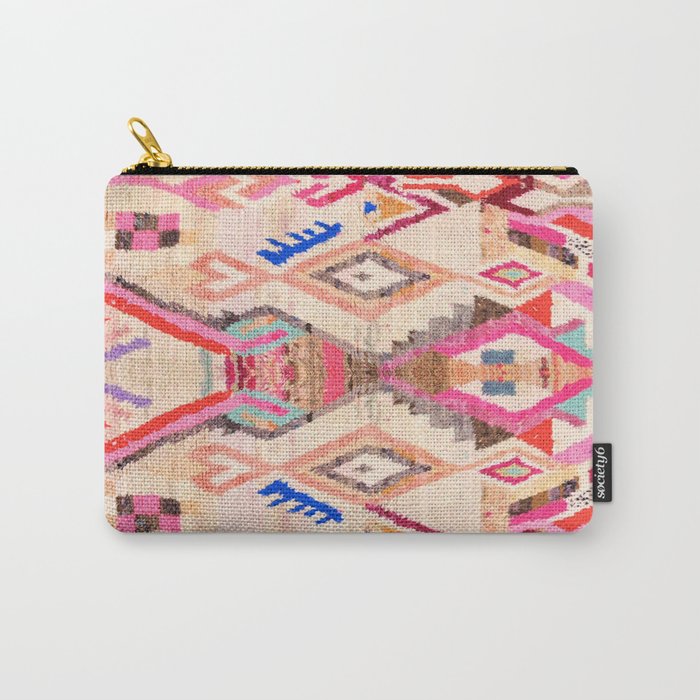 Traditional Vintage Moroccan Berber Design Carry All Pouch Gallery Image 1