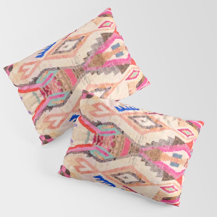 Traditional Vintage Moroccan Berber Design Pillow Sham Gallery Image 3