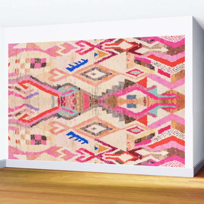 Traditional Vintage Moroccan Berber Design Wall Mural Gallery Image 2
