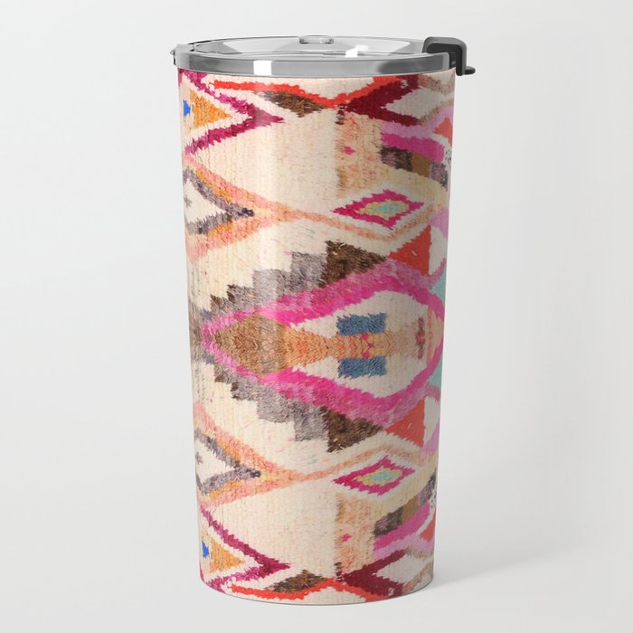 Traditional Vintage Moroccan Berber Design Travel Mug Gallery Image 2
