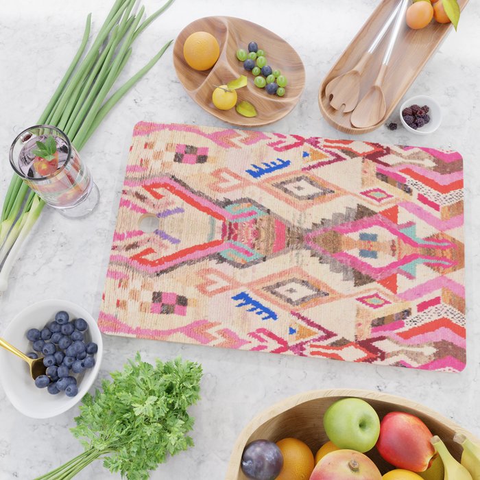 Traditional Vintage Moroccan Berber Design Cutting Board Gallery Image 2