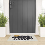 Abstract Paint Sun Wave Welcome Mat Gallery Image 3