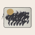 Abstract Paint Sun Wave Laptop Sleeve Gallery Image 1