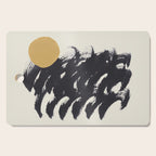 Abstract Paint Sun Wave Cutting Board Gallery Image 1