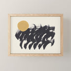 Abstract Paint Sun Wave Mini Art Print Gallery Image 1