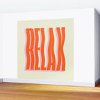 Relax: Wavy Edition Wall Mural Gallery Image 2