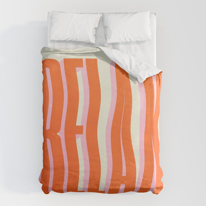 Relax: Wavy Edition Duvet Cover Gallery Image 1