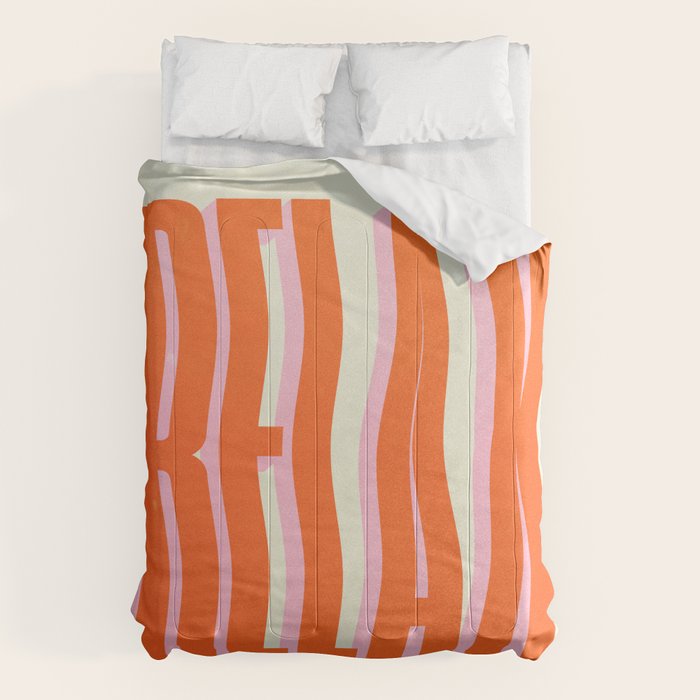 Relax: Wavy Edition Comforter Gallery Image 1