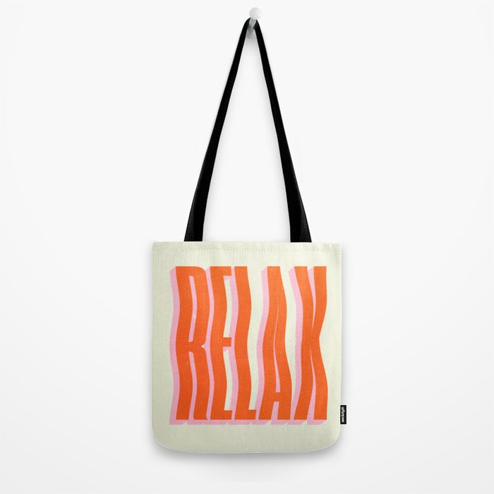 Relax: Wavy Edition Tote Bag Gallery Image 2