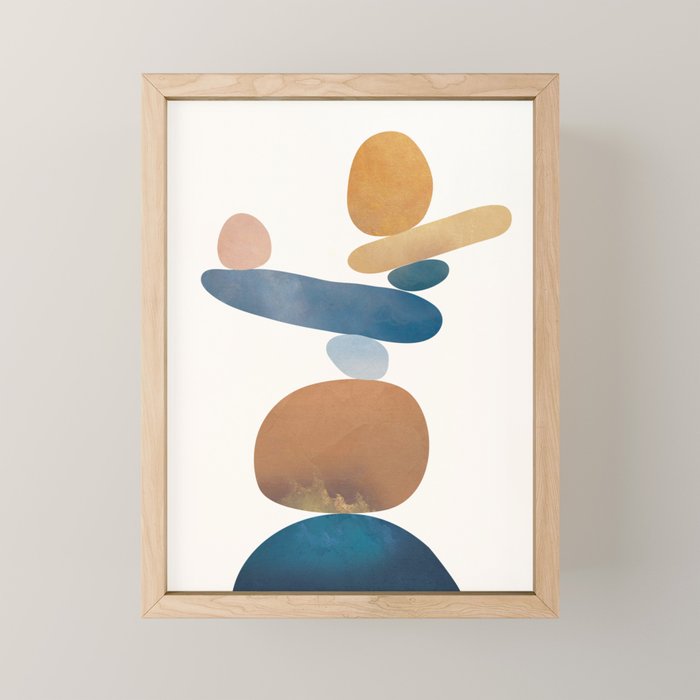 Balancing Stones 28 Mini Art Print Gallery Image 1