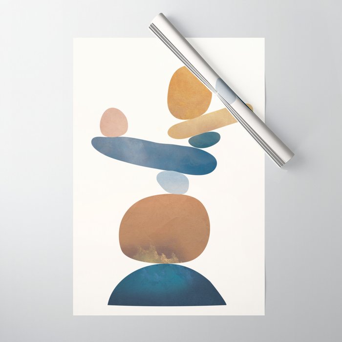 Balancing Stones 28 Wrapping Paper Gallery Image 1