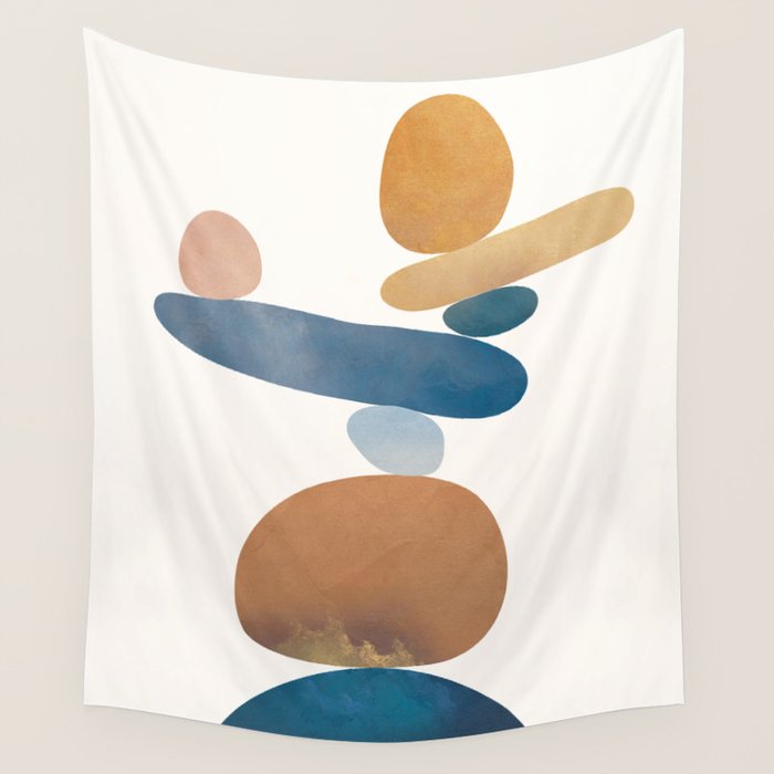 Balancing Stones 28 Wall Tapestry Gallery Image 4