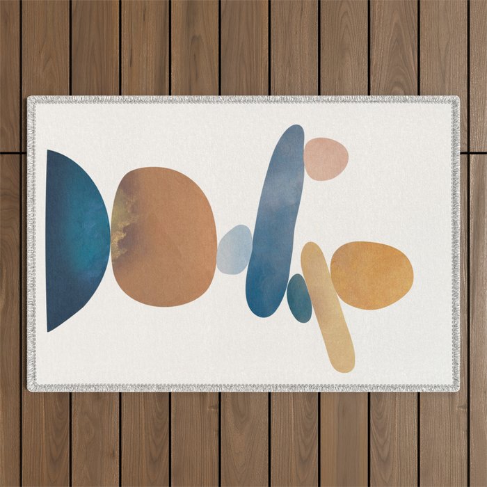Balancing Stones 28 Outdoor Rug Gallery Image 1