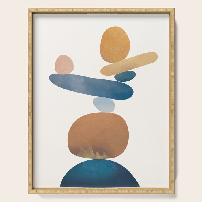 Balancing Stones 28 Serving Tray Gallery Image 1