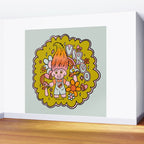 Virgo Troll Wall Mural Gallery Image 2