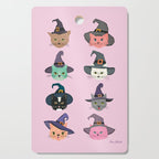 Witchy Kitties - Halloween Cats Cutting Board Gallery Image 1