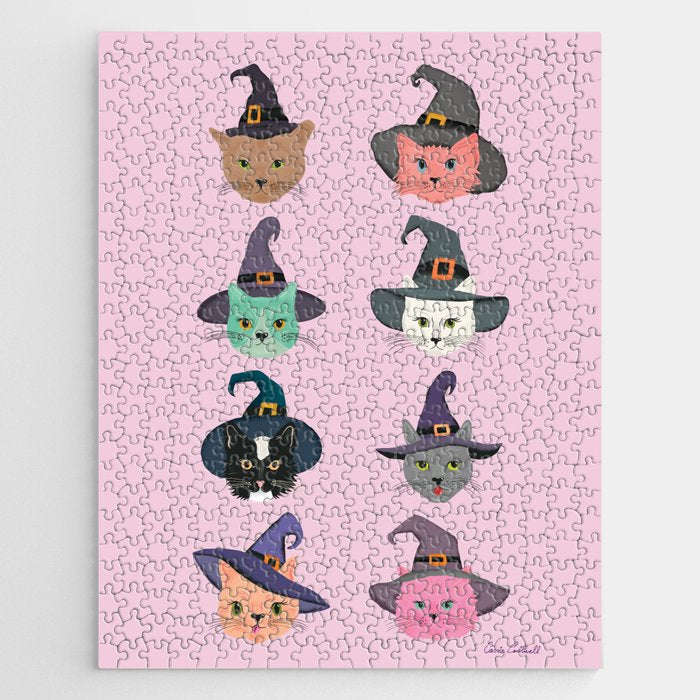 Witchy Kitties - Halloween Cats Jigsaw Puzzle Gallery Image 1