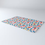 Simple Floral - Blue, Pink and Red Rug Gallery Image 3