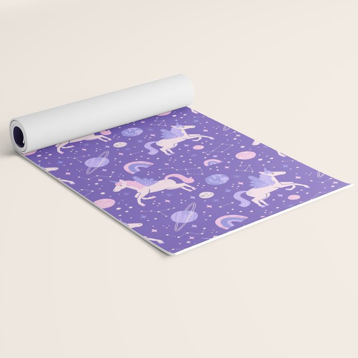 Space Unicorns Yoga Mat Gallery Image 2