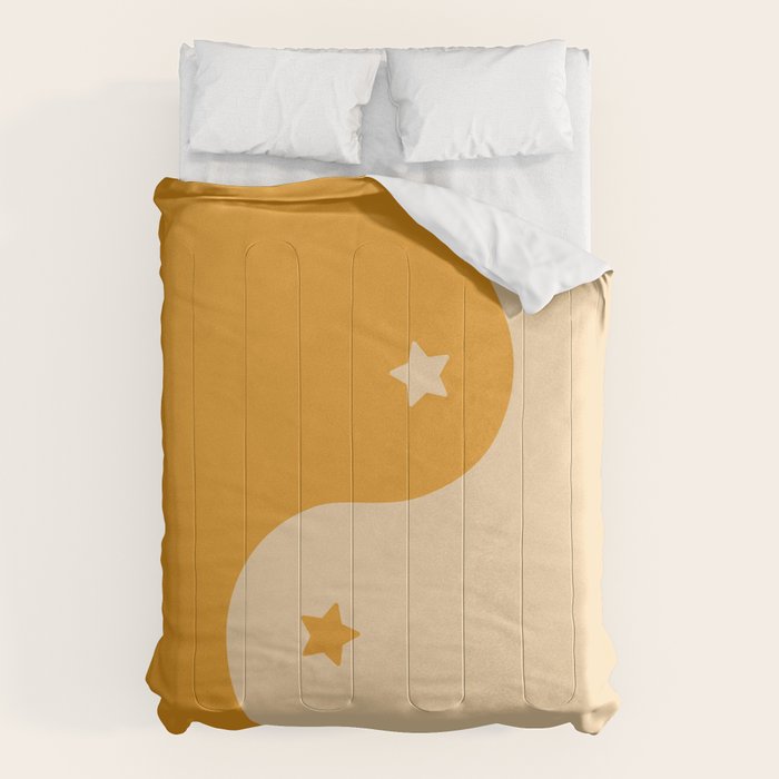 Honey Yin Yang Stars Comforter Gallery Image 6