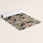 Otomi Cats - Rainbow & Tan Yoga Mat Gallery Image 2