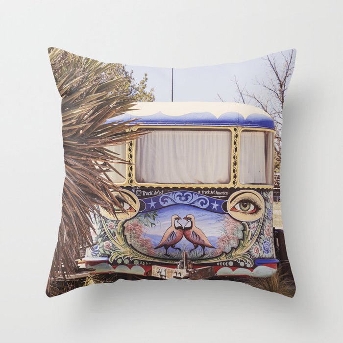 El Cosmico II Marfa Texas Photography  Throw Pillow Gallery Image 6