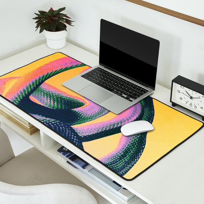 Colorful Snake Desk Mat Gallery Image 2