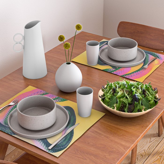 Colorful Snake Placemat Gallery Image 2