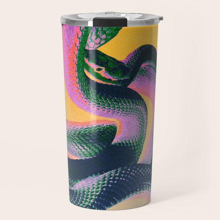 Colorful Snake Travel Mug Gallery Image 1