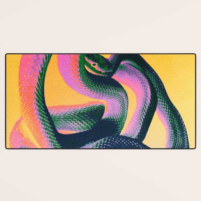 Colorful Snake Desk Mat Gallery Image 3