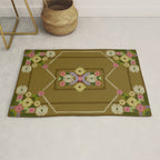 Pixelated Floral Rug Gallery Image 1