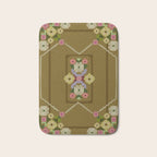 Pixelated Floral Bath Mat Gallery Image 1