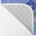 Pixelated Floral Bath Mat Gallery Image 2