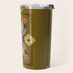 Pixelated Floral Travel Mug Gallery Image 2