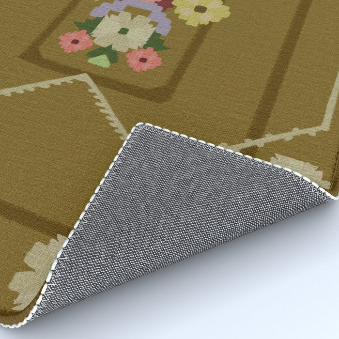 Pixelated Floral Rug Gallery Image 4