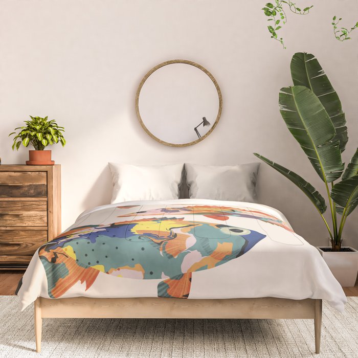 Fish collage Comforter Gallery Image 3