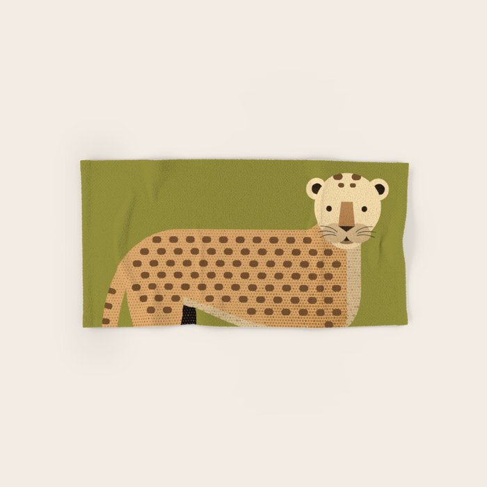 Whimsy Leopard Bath Towel Gallery Image 1