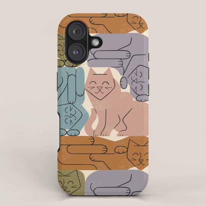 Stack of Cats No. 3 iPhone Case Gallery Image 1