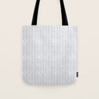 AEGEAN WIDE TICKING STRIPE Tote Bag Gallery Image 1