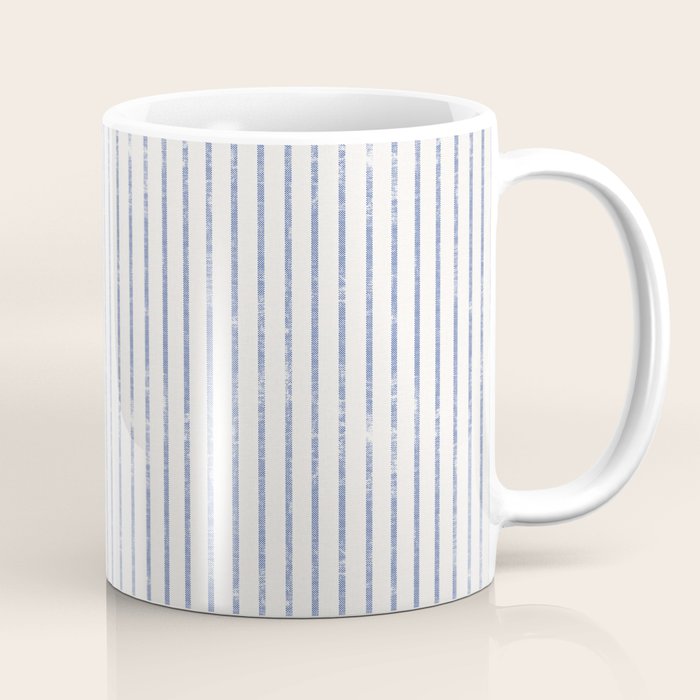 AEGEAN WIDE TICKING STRIPE Coffee Mug Gallery Image 1