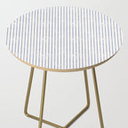 AEGEAN WIDE TICKING STRIPE Side Table Gallery Image 2