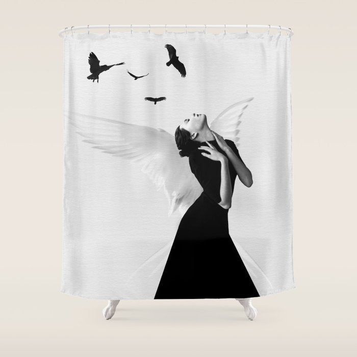 Angel Shower Curtain Gallery Image 1