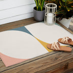 Almond Abstract X Outdoor Rug Gallery Image 2